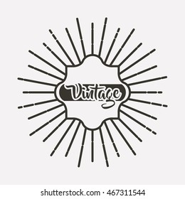 frame retro style icon, isolated icon design, vector illustration graphic.