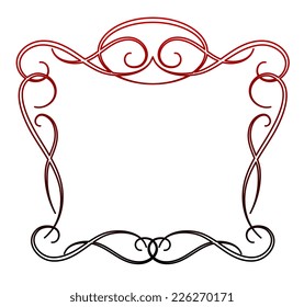 frame retro, vector illustration