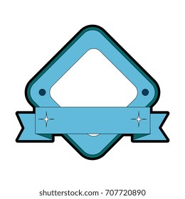 frame with ribbon icon