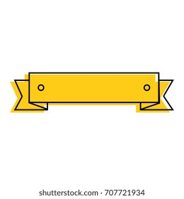 frame with ribbon icon