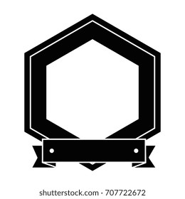 frame with ribbon icon