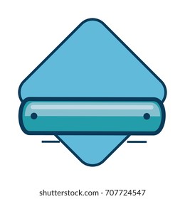 frame with ribbon icon