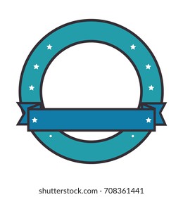 frame with ribbon icon