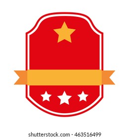frame with ribbon isolated icon design, vector illustration graphic
