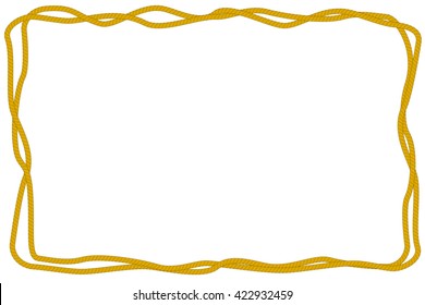 Frame from rope
