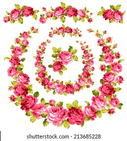 frame of the rose