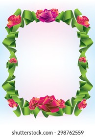 Frame of roses
