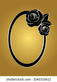 Frame With Roses 