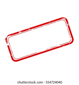 Frame rubber stamp isolated from the background, vector illustration.