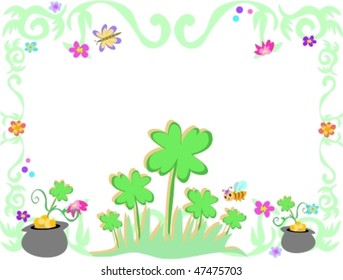 Frame of Saint Patrick’s Day Vector