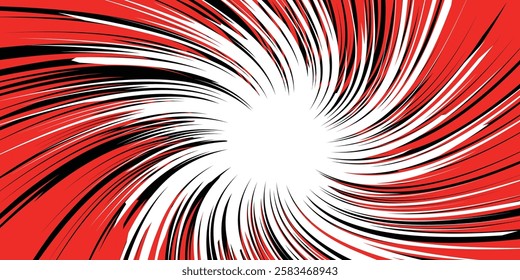Frame Screen Tone Red Background