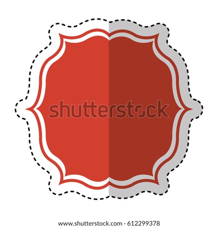 frame seal isolated icon