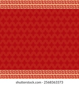 frame seamless pattern for chinese new year background