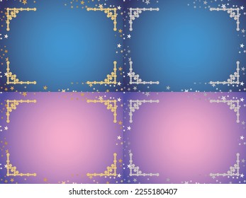 Rahmen auf blauem Hintergrund