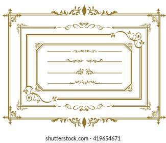 frame set Vector
