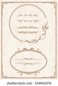 frame set Vector
