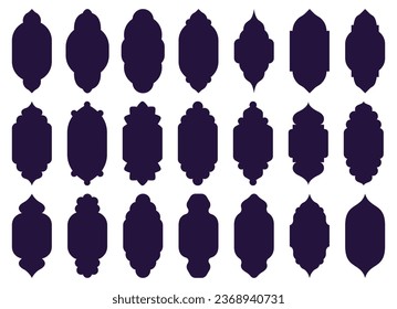 Frame set. Vintage frames and labels vector illustration isolated on white background