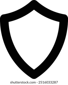 Elemento de ícone de escudo de quadro, contorno ícone de forma grunge borda, doodle decorativo para design em ilustração de vetor
