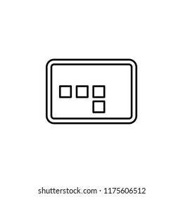 Frame sign icon. Element of image sign for mobile concept and web apps illustration. Thin line icon for website design and development, app development. Premium icon