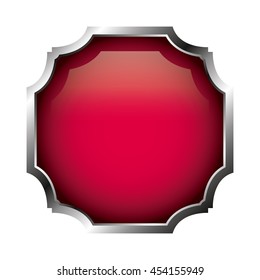 frame with silver border 