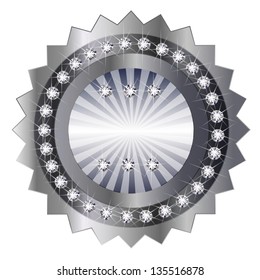 Frame silver medal