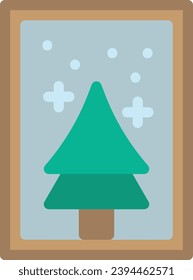 Frame single vector line icon