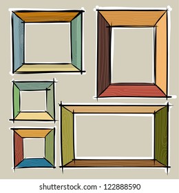 Frame sketchbook : vector style