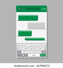 Frame, social network. Vector illustration