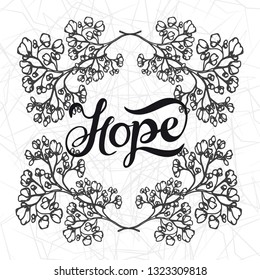 Frame with spring flowers . Decorative season floral frame for festive design. Vector graphics
