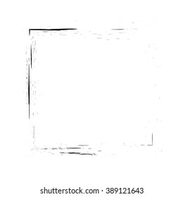 Frame square ink grunge background