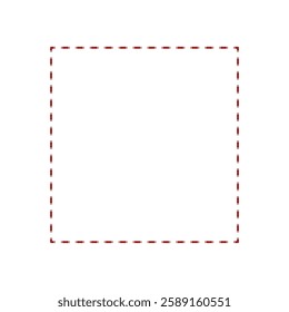The frame is square on a white background. Vector image.