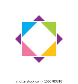 frame square vector icon illustration design