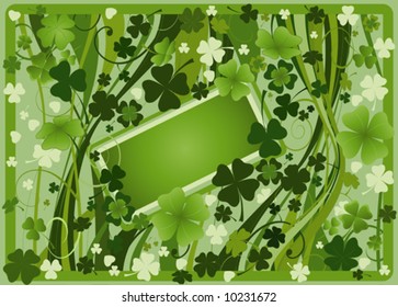 frame for the St. Patrick's Day