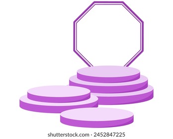 Frame Stage Empty Podium Product