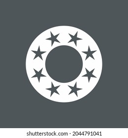 Recorte de calidad vectorial de Frame Stars
