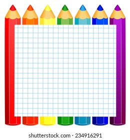 Frame with stationery
