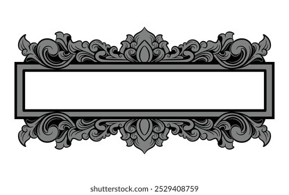 frame with style art engraved luxury