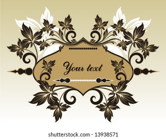 frame in style baroque