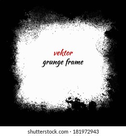 Frame in style grunge