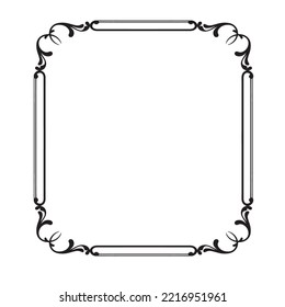 Frame, in the style of an ornament, Vector illustration eps 10, Art.	