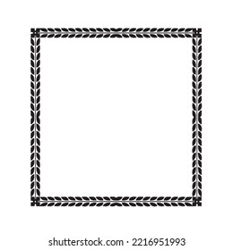 Frame, in the style of an ornament, Vector illustration eps 10, Art.	