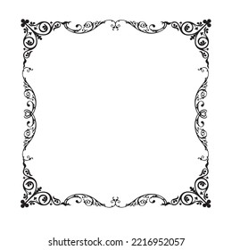 Frame, in the style of an ornament, Vector illustration eps 10, Art.	