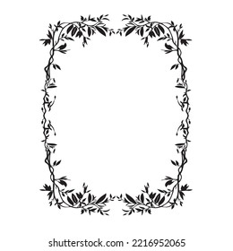 Frame, in the style of an ornament, Vector illustration eps 10, Art.	