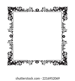 Frame, in the style of an ornament, Vector illustration eps 10, Art.	