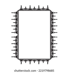 Frame, in the style of an ornament, Vector illustration eps 10, Art.	
