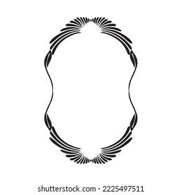 Frame, in the style of an ornament, Vector illustration eps 10, Art.	
