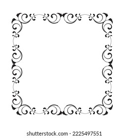 Frame, in the style of an ornament, Vector illustration eps 10, Art.	