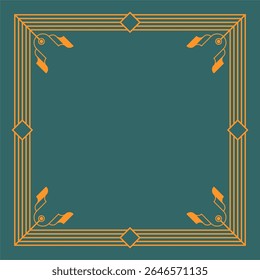 A frame in the style of Roaring twentis