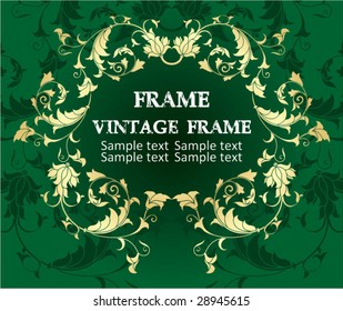 frame in style Vintage