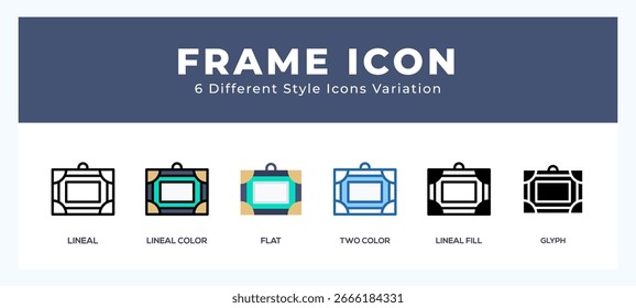 Frame symbol. logo. icon vector illustration.